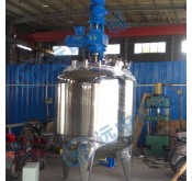1000L真空双搅拌刮壁乳化釜,双搅拌刮壁式搅拌釜解,双搅拌刮壁式反应釜