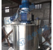 300L常压双搅拌刮壁乳化,釜双搅拌刮壁式乳化釜,不锈钢搅拌反应釜,