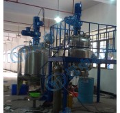 不锈钢搅拌反应釜,三搅拌乳化釜,双搅拌真空乳化釜